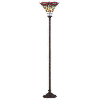 Heidi Tiffany-Style 71" Torchiere LED Floor Lamp