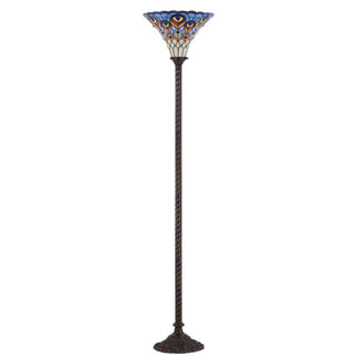 Bethany Tiffany-Style 70" Torchiere LED Floor Lamp