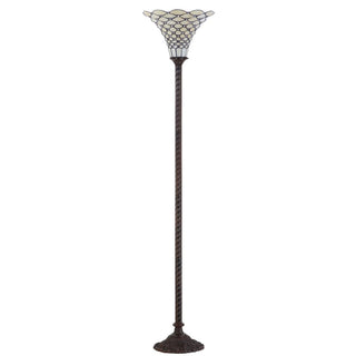 Santiago Tiffany-Style 70" Torchiere LED Floor Lamp