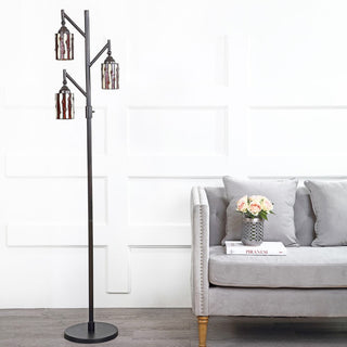 Bella Tiffany-Style 71" Multi-Light LED Floor Lamp