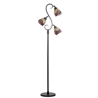 Damian Tiffany-Style 70.5" Multi-Light LED Floor Lamp