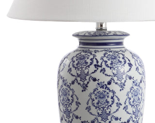 Trumpet 26.25" Chinoiserie Ceramic LED Table Lamp