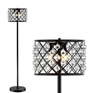 Pedro 60" Crystal/Metal LED Floor Lamp