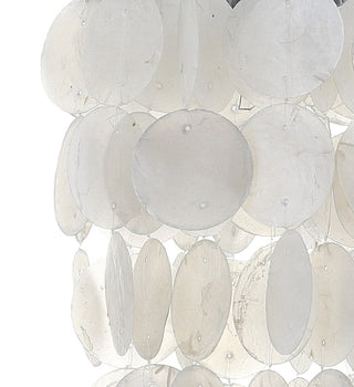 Ember 7" Seashell LED Chandelier Pendant