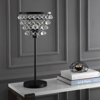 Angelina 25" Crystal/Metal Table Lamp