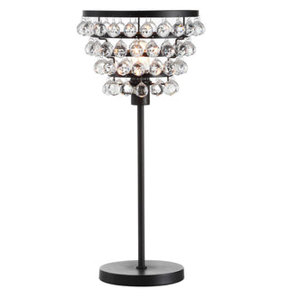 Angelina 25" Crystal/Metal Table Lamp