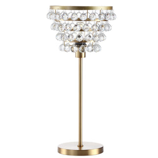 Angelina 25" Crystal/Metal Table Lamp