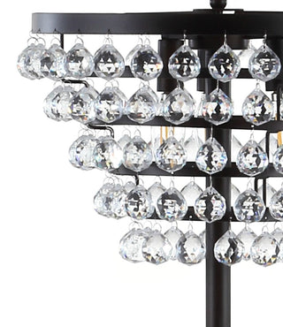 Dallas 60" Crystal/Metal LED Floor Lamp