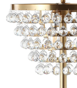 Dallas 60" Crystal/Metal LED Floor Lamp