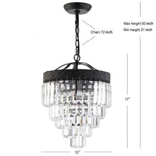 Jessie Crystal LED Chandelier