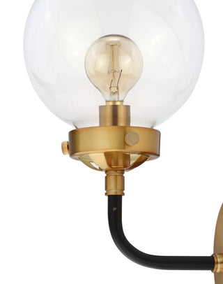 Iris Brass Vanity Industrial Wall Sconce