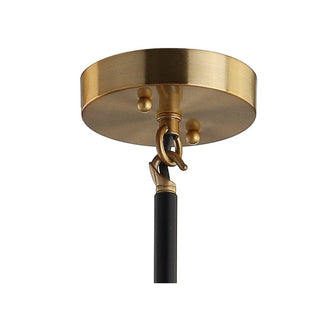 Lantana 6-Light 28" Brass Cluster Pendant