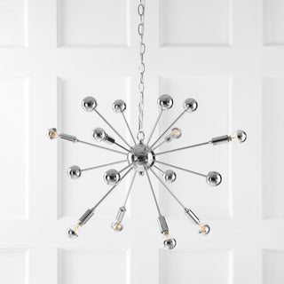 Harlee 8-Light 22.5" Metal Sputnik-Style LED Chandelier