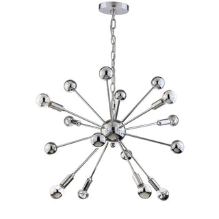 Harlee 8-Light 22.5" Metal Sputnik-Style LED Chandelier