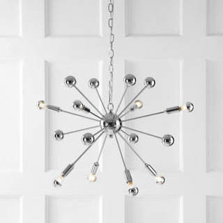 Harlee 8-Light 22.5" Metal Sputnik-Style LED Chandelier