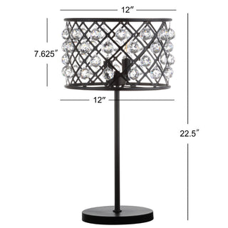 Jam 22.5" Metal/Crystal LED Table Lamp