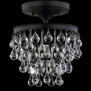 Trinity Metal/Crystal LED Flush Mount