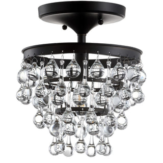 Trinity Metal/Crystal LED Flush Mount