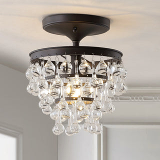 Trinity Metal/Crystal LED Flush Mount