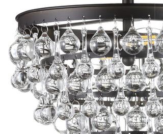 Trinity Metal/Crystal LED Flush Mount