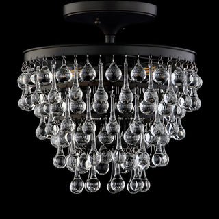 Trinity Metal/Crystal LED Flush Mount