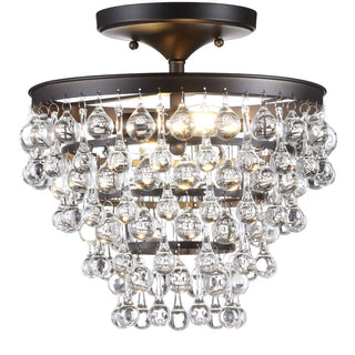 Trinity Metal/Crystal LED Flush Mount