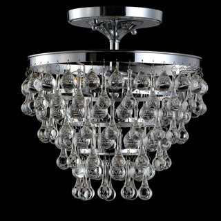 Trinity Metal/Crystal LED Flush Mount