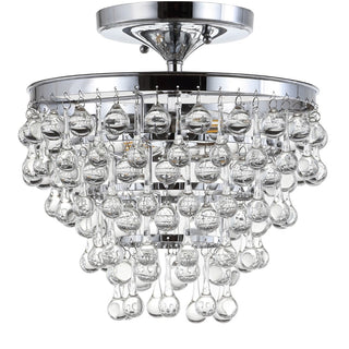 Trinity Metal/Crystal LED Flush Mount