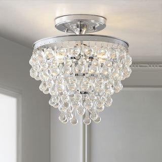 Trinity Metal/Crystal LED Flush Mount