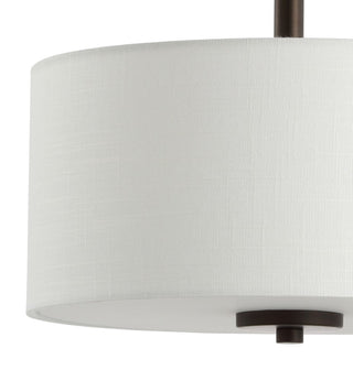 Pagoda 15" Metal LED Semi-Flush Mount