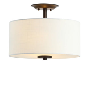 Pagoda 15" Metal LED Semi-Flush Mount