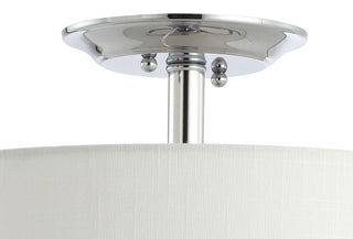 Pagoda 15" Metal LED Semi-Flush Mount