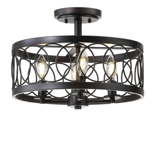 Badger 15.5" Metal LED Semi-Flush Mount