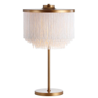 Beaver 27.5" Fringed/Metal LED Table Lamp