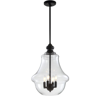 Huon Adjustable Metal/Glass LED Pendant