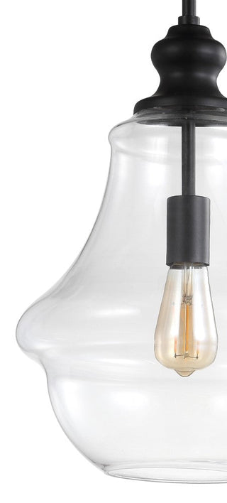 Huon Adjustable Metal/Glass LED Pendant