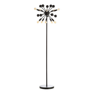 Coconut 10-Light 63" Modern Sputnik Metal LED Floor Lamp