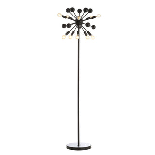 Coconut 10-Light 63" Modern Sputnik Metal LED Floor Lamp