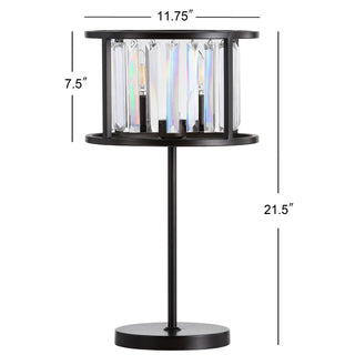 Scolopax 21.5" Metal/Crystal LED Table Lamp