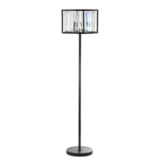 Olmec 63" Metal/Crystal LED Floor Lamp