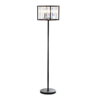 Olmec 63" Metal/Crystal LED Floor Lamp