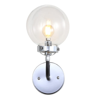 Iris 6" 1-Light Industrial Wall Sconce