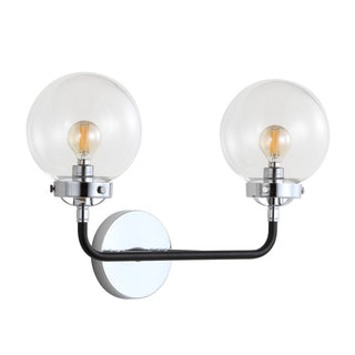 Iris 18" 2-Light Industrial Wall Sconce