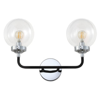 Iris 18" 2-Light Industrial Wall Sconce