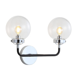 Iris 18" 2-Light Industrial Wall Sconce