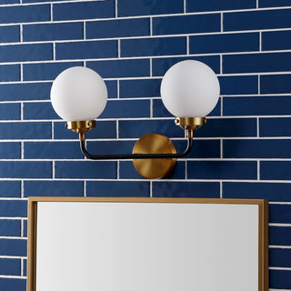 Iris 18" 2-Light Industrial Wall Sconce