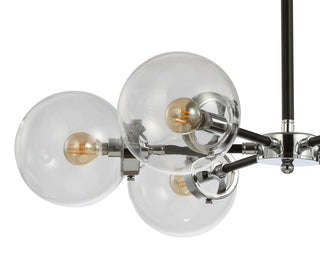 Lantana 6-Light 28" Brass Cluster Pendant