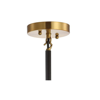 Lantana 6-Light 28" Brass Cluster Pendant