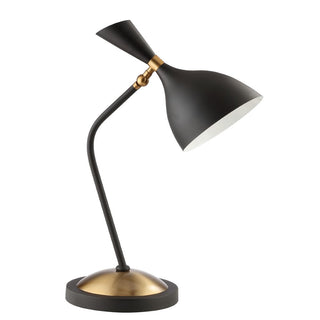 Shaw 21.5" Iron Retro Mid-Century LED Table Lamp