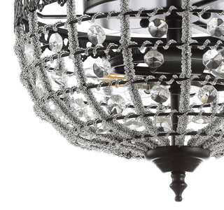 Moluccan 12.25" Low-Ceiling Metal/Acrylic LED Flush Mount